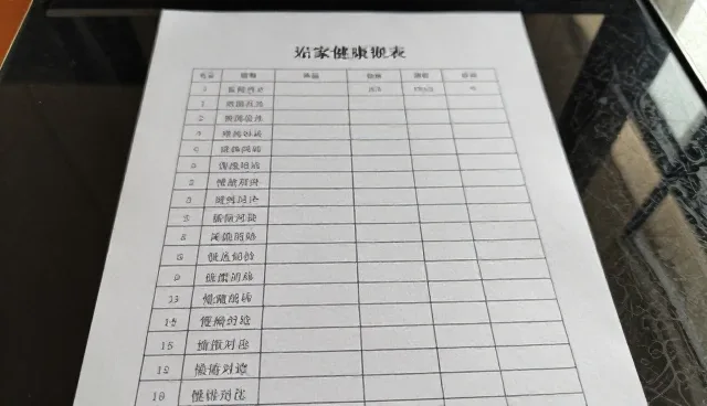 家庭健康档案检查要点解析与管理建议